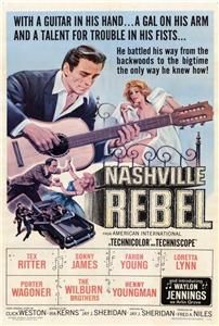 Nashville Rebel (1966) 27x40 Movie Poster Waylon Jennings, Mary Frann