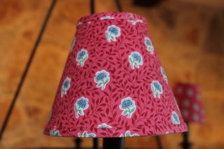 Pierre Deux Small Lamp Shade New Red Souleiado French Country Print