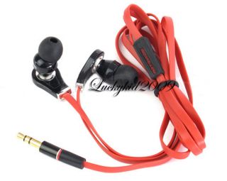  Earphone Headphone Earbuds Flat Cable For Cell Phone iPhone mp3 mp4