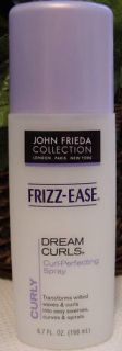 John Frieda Dream Curls Frizz Ease Spray Full Size for Curly Hair Free