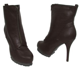 Fredericks of Hollywood New Brown High Heel Ankle Bootie Boots Zwomen