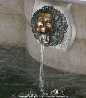  Classic Lion Head Bronze Fountain