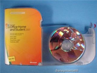 User Microsoft Office Home and Student 2007 Word Excel PowerPoint
