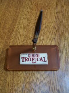 Hersheys Chocolate Tropical Bar Desk Pen Holder Used