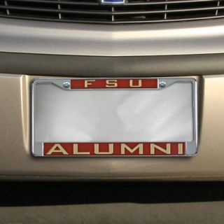 Florida State Seminoles FSU Chrome License Plate Frame