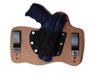 FoxX Leather & Kydex IWB Holster Walther PK380 Hybrid Holster Natural