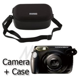 Fuji Instax 210 Instant Camera + Camera Case (Black) Kit NEW