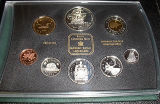 2004 CDN 8 Coin Silver Proof Set 400th Anniv French