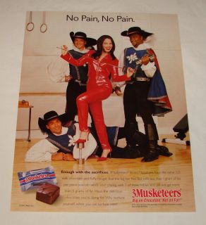 1997 Three Musketeers Ad Page Fran Drescher