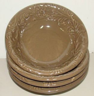 GG Collection Gracious Goods Soup Bowls Mocha French Tuscan