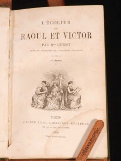 1859 2vols Guizot LEcolier Ou Raoul Et Victor French