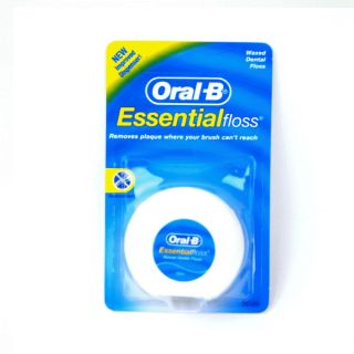 OralB Oral B Essential Dental Floss Waxed Improved Dispenser 50m