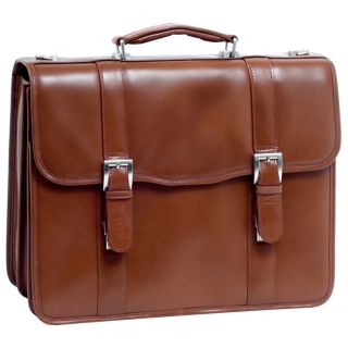 McKlein Flournoy 15 4 Leather Laptop Case Brown $248