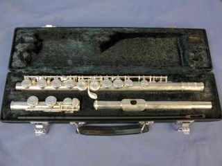 Yamaha Student Flute 221 YFL 221 Standard Flute Student Case Japan