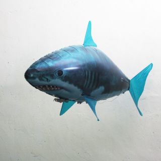 RC Fun Air Swimmer Inflatable Floating Flying Shark Toy