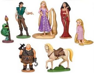  Tangled Rapunzel Figure Playset Cake Toppers Flynn Pascal New