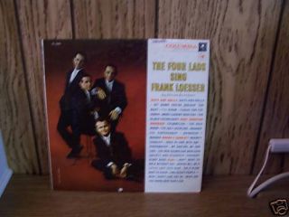 Four Lads Sing Frank Loesser LP Album 1957 VG
