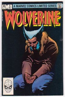Wolverine 3 Limited Series VF Chris Claremont Frank Miller