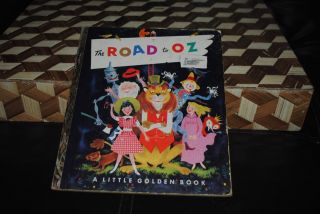  Golden Book Vintage 1951 Hardcover L Frank Baum Wizard Oz