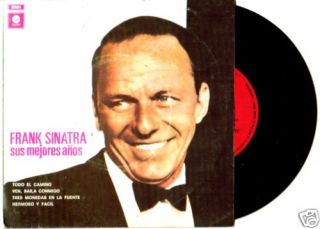 Frank Sinatra Sus Mejores Años 45 EP Chile EMI 1971