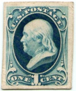 US 1873 1c 1 C Franklin Scott 156 P4 Mint Proof $300