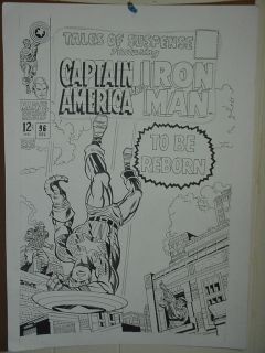  Tales of Suspense 96 Cover re Inked re Creation Angel Gabriele