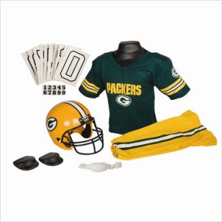 Franklin Sports NFL Green Bay Packers Medium Deluxe Uniform Set