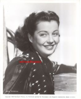 Vintage Gail Russell 40s Glamour Beauty Portrait