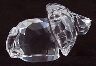 Vintage Signed Swarovski Crystal 887731 Luvlots Lee Roy Lion Figurine
