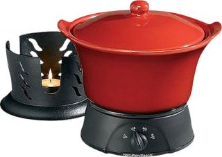  Beach 4 Piece Party Electric Red Crock Pot Food Steamer Heater