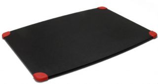 Epicurean 18 x 13 Cutting Board Black with Red Grippers