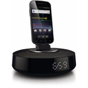  Android Samsung Galaxy HTC Charging Dock Station Speaker Alarm