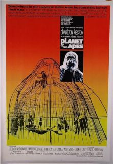 Original 1968 Planet of The Apes Poster Mint Veryrare
