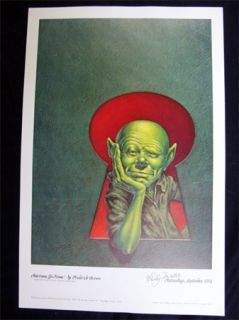 Kelly Freas Signed Print Martians Go Home