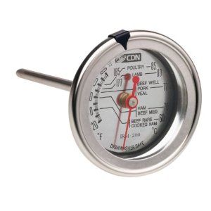 CDN Large Dial Meat Thermometer Oven Safe Kitchen Roast Chocolate