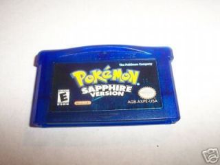 Game Boy Advance Pokemon Sapphire Version