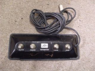 peavey automixer guitar amplifier footswitch pedal