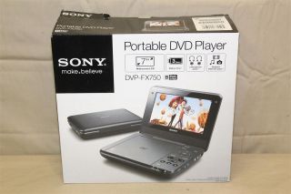 Sony DVP FX750 7 Portable DVD Player New Free Shipping