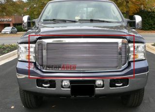 Billet Grille 99 04 Ford F 450 F 550 SD Front Grill Insert Aluminum