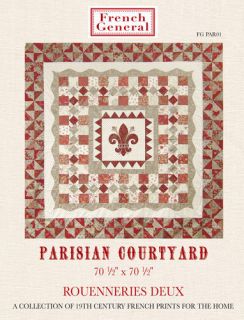 French General Parisian Courtyard Quilt Pattern