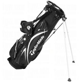 New TaylorMade Micro Lite Stand Carry Bag Black Black White