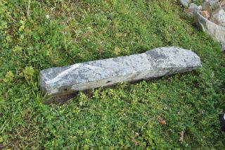 Stone Obelisk Fence Gate Mailbox Hitching Post Granite 1800s Greek