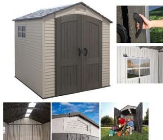 lifetime storage sheds 60014 7 ft wide garden shed