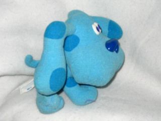 Tyco Pose A Blue Blues Clues Stuffed Toy Used NR