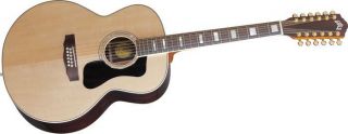 Guild GAD Series F 1512 12 String Jumbo Acoustic Guitar Natural