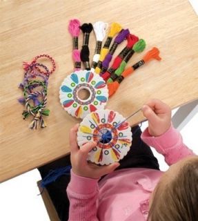Friendship Bracelet Making Kit Set Thread Wheel Girl Craft Toysmith
