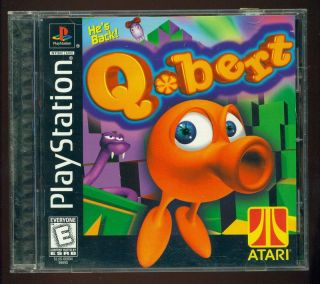 Bert for PlayStation Complete Mint Qbert Q Bert PS1