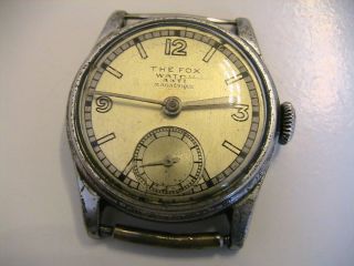RARE 1940S THE FOX WATCH MADE BY EBEL SWISS MADE WATCH IS RUNNING GOOD