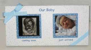 Ganz Our Baby Photo Frame 2 Photos Ultrasound Coming Soon Just Arrived