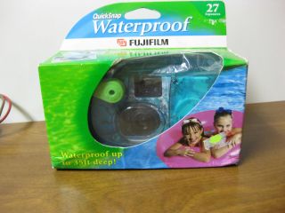 FujiFilm Waterproof Disposable Camera 27 Exposure 35MM Single Use